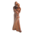 Wood sculpture, 'Newborn' - Hand Crafted Suar Wood Sculpture from Bali (image 2b) thumbail