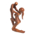 Escultura de madera - Escultura Madre e Hijo en Madera Suar