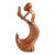 Escultura de madera - Escultura de cisne de madera de suar de Bali