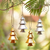 Wood holiday ornaments, 'Sparkling Trees' (set of 4) - Handmade Wood Holiday Tree Ornaments (Set of 4) (image 2) thumbail