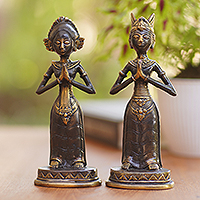 Bronze sculptures, Bridal Couple (pair)