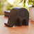 Wood phone holder, 'An Elephant Never Forgets' - Jempinis Wood Elephant Phone Holder thumbail