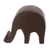 Wood phone holder, 'An Elephant Never Forgets' - Jempinis Wood Elephant Phone Holder (image 2c) thumbail