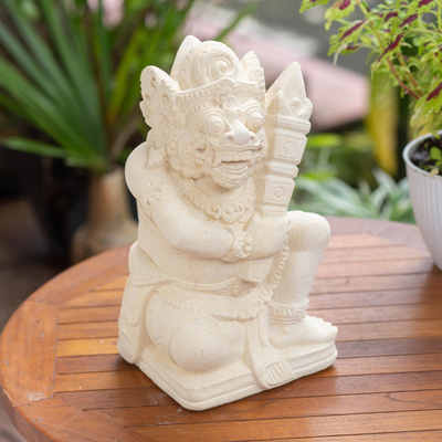 Sandstone sculpture, 'Buto Ijo' - Handcrafted Balinese Sandstone Statuette