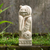 Sandsteinstatuette, „Nyoman Ayu“ – handgeschnitzte Sandsteinstatuette