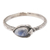 Rainbow moonstone single stone ring, 'Fondest Wish' - Sterling Silver and Rainbow Moonstone Ring thumbail