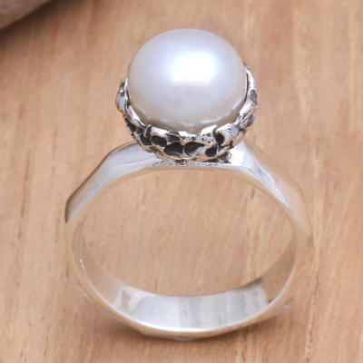 KUNDLI GEMS Pearl Ring with Natural Moti Stone Astrological Certified  Unheated & Untreated Stone Pearl Silver Plated Ring Price in India - Buy  KUNDLI GEMS Pearl Ring with Natural Moti Stone Astrological