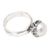 Cultured pearl single stone ring, 'Wild Winter' - Cultured Pearl and Sterling Silver Single Stone Ring (image 2e) thumbail