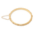 Gold-plated bangle bracelet, 'Glamorous Gold' - Artisan Crafted Gold-Plated Bangle Bracelet from Bali thumbail