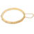 Gold-plated bangle bracelet, 'Glamorous Gold' - Artisan Crafted Gold-Plated Bangle Bracelet from Bali (image 2c) thumbail