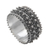 Sterling silver band ring, 'Bunga Paya' - Handmade Sterling Silver Band Ring from Bali (image 2b) thumbail