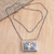 Gold-accented pendant necklace, 'Eastern Myth' - Gold-Accented Sterling Silver Pendant Necklace (image 2) thumbail
