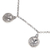 Sterling silver charm anklet, 'Bare Footed' - Sterling Silver Charm Anklet from Bali (image 2c) thumbail