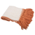 Cotton throw, 'Balinese Warmth' - Hand Crafted Fringed Cotton Throw (image 2a) thumbail