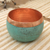 Cuenco de cobre decorativo - Cuenco decorativo de cobre con acabado martillado