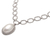 Cultured pearl necklace, 'Holy Oval' - Cultured Mabe Pearl Pendant Necklace (image 2c) thumbail