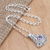 Amethyst pendant necklace, 'Royal Sparkle' - Balinese Amethyst and Sterling Silver Pendant Necklace