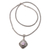 Amethyst pendant necklace, 'Purple Frost' - Handmade Amethyst and Sterling Silver Pendant Necklace thumbail