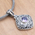 Amethyst pendant necklace, 'Purple Frost' - Handmade Amethyst and Sterling Silver Pendant Necklace (image 2b) thumbail