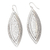 Sterling silver dangle earrings, 'Queen of Fashion' - Hand Made Sterling Silver Dangle Earrings