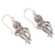Gold-accented dangle earrings, 'Octopus Girl' - Gold-Accented Dangle Earrings with Octopus Motif (image 2c) thumbail
