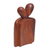estatuilla de madera - Estatuilla romántica de madera de suar