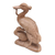 Wood sculpture, 'Mother Duck' - Mother and Child Hibiscus Wood Duck Sculpture (image 2b) thumbail