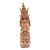 Holzskulptur „Dewi Sri“ – indonesische Göttinnenskulptur aus Hibiskusholz
