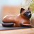 Wood sculpture, 'Calm Siamese Kitty' - Bali Hand Carved Wood Sculpture of a Relaxed Siamese Cat