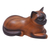 Wood sculpture, 'Calm Siamese Kitty' - Bali Hand Carved Wood Sculpture of a Relaxed Siamese Cat (image 2c) thumbail