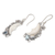 Blue topaz dangle earrings, 'Tropical Moon' - Blue Topaz and Sterling Silver Dangle Earrings (image 2b) thumbail