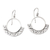 Sterling silver dangle earrings, 'Traveled Path' - Round Sterling Silver Dangle Earrings from Bali thumbail