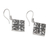 Sterling silver dangle earrings, 'Meet and Greet' - Hand Crafted Sterling Silver Dangle Earrings (image 2c) thumbail