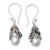 Cultured pearl dangle earrings, 'Butterfly Treasure' - Cultured Freshwater Pearl Dangle Earrings from Bali thumbail