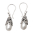 Cultured pearl dangle earrings, 'Dragonfly Treasure' - Sterling Silver and Cultured Pearl Dangle Earrings thumbail
