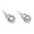 Sterling silver stud earrings, 'Free Float' - Hand Made Sterling Silver Stud Earrings (image 2c) thumbail