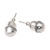 Sterling silver stud earrings, 'Free Float' - Hand Made Sterling Silver Stud Earrings (image 2d) thumbail