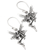 Sterling silver dangle earrings, 'Forest Fairies' - Sterling Silver Fairy Dangle Earring from Bali (image 2b) thumbail
