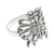 Sterling silver cocktail ring, 'Butterfly in the Sky' - Sterling Silver Butterfly Cocktail Ring