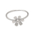 Sterling silver cocktail ring, 'Innocent Bloom' - Sterling Silver Floral Cocktail Ring