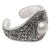 Cultured pearl cuff bracelet, 'Overflow of Love' - Cultured Pearl and Sterling Silver Cuff Bracelet (image 2b) thumbail