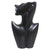 Wood sculpture, 'Modern Silhouette' - Black Suar Wood Sculpture from India