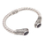 Amethyst cuff bracelet, 'Trust Your Love' - Handcrafted Sterling Silver Amethyst Cuff Bracelet (image 2c) thumbail