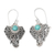 Sterling silver dangle earrings, 'Mystic Ganesha' - Sterling Silver Ganesha Dangle Earrings thumbail