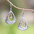 Citrine dangle earrings, 'Lovely Temple' - Citrine and Sterling Silver Dangle Earrings (image 2) thumbail
