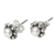 Sterling silver stud earrings, 'Brighter Tomorrow' - Handcrafted Balinese Sterling Silver Stud Earrings (image 2c) thumbail