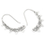 Sterling silver drop earrings, 'Celestial Cloud' - Artisan Crafted Sterling Silver Drop Earrings (image 2b) thumbail