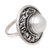 Cultured pearl cocktail ring, 'Lunar Plane' - Cultured Freshwater Pearl and Sterling Silver Cocktail Ring (image 2a) thumbail