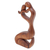 Wood statuette, 'Hold Me' - Romantic Suar Wood Statuette from Bali (image 2c) thumbail
