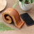 Wood phone stand, 'Mood Music' - Music-Themed Wood Phone Stand from Bali (image 2) thumbail